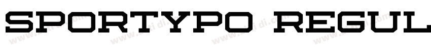 Sportypo Regular字体转换 Sportypo Regular字体转换